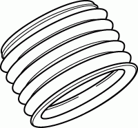 Juno T80BL - Accordian Collar For Br30